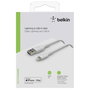 Belkin Câble Lightning vers USB-A, 3 m, Blanc, Certifié MFi
