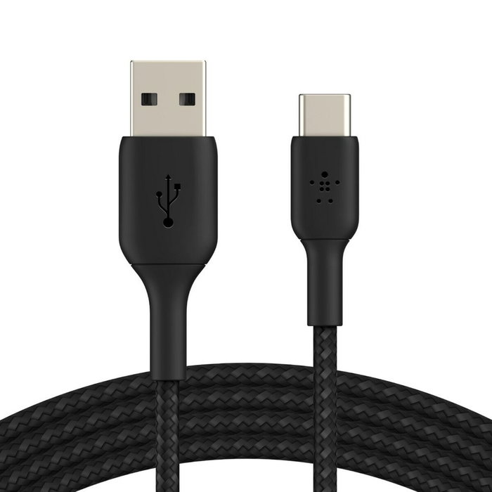 Belkin Câble tressé USB-A vers USB-C 3 m Noir
