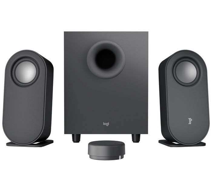 Logitech Z407 - Haut-parleur Bluetooth 2.1 avec caisson de basses (40 W RMS, 20 W basses) - Connexions Bluetooth 5.0, USB, 3.5 mm