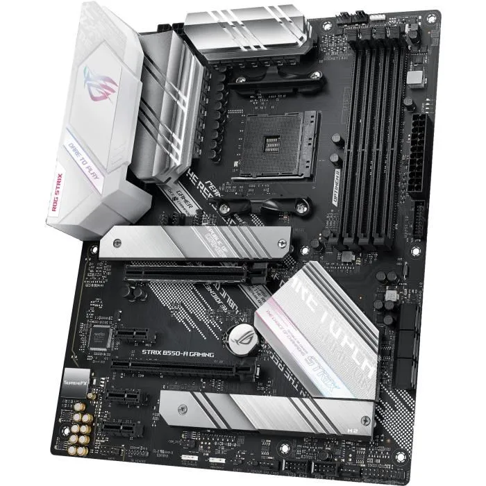 Asus ROG STRIX B550-A GAMING, Carte mère AMD B550, Socket AM4, compatible Ryzen série 3000, USB 3.2 Gen 2, HDMI, Ethernet 2.5G