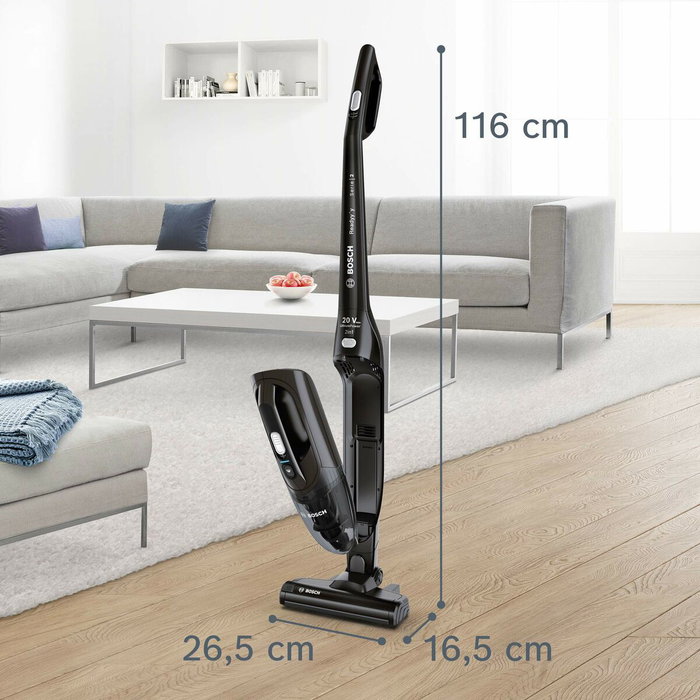Bosch BBHF220 Aspirateur balai sans fil 2en1 Noir