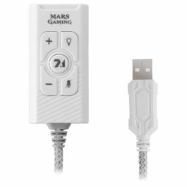 Mars Gaming MSC2W Carte Son Externe Blanche