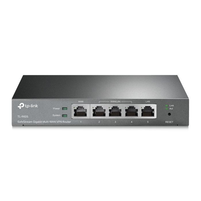 TP-Link ER605 Routeur VPN Gigabit Omada, 1 Port WAN, 2 WAN/LAN, USB 4G/3G, 20 Tunnels IPsec TP-Link ER605 Routeur VPN Gigabit Omada, 1 Port WAN, 2 WAN/LAN, USB 4G/3G, 20 Tunnels IPsec