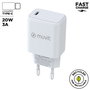 Chargeur mural Muvit MCACC0012 Blanc Noir 20 W