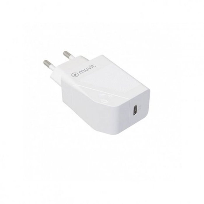 Chargeur mural Muvit MCACC0012 Blanc Noir 20 W