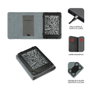 Subblim Clever Funda Ebook Stand Case Universelle pour eReader 6 Pouces avec Support de Table, Gris