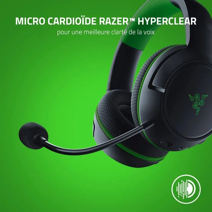 Razer Kaira Casque Gaming pour Xbox Series X avec Haut-parleurs Titane 50 mm Razer Kaira Casque Gaming pour Xbox Series X avec Haut-parleurs Titane 50 mm