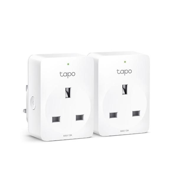 TP-Link P100 - Prise connectée intelligente mini Wi-Fi et Bluetooth, contrôle par Alexa/Assistant Google, mode absence, pour Android/iOS, 13A 220-240V