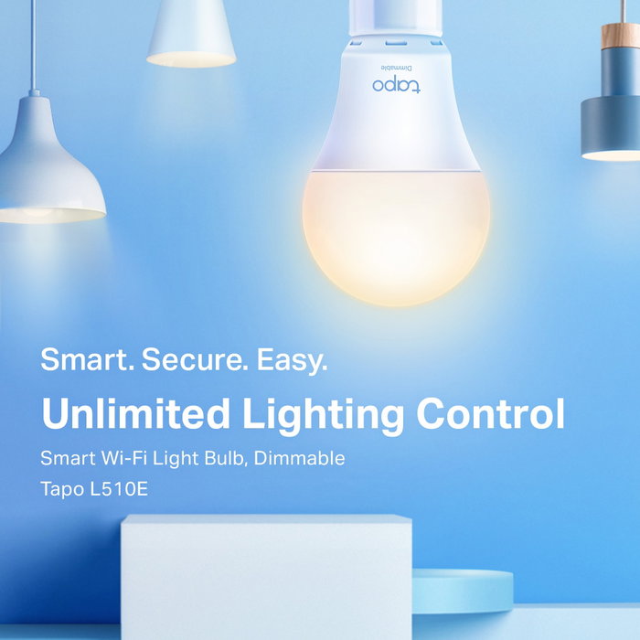 Tp-Link Tapo L510E Ampoule Intelligente Wi-Fi Dimmable, E27, 806 Lumens, Compatible Alexa et Google Assistant