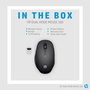 HP Souris sans fil Double Mode 300 Noire - Bluetooth et 2.4 GHz, Commutation facile entre deux ordinateurs