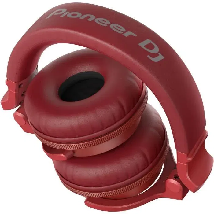 Pioneer DJ Casque DJ Bluetooth HDJ-CUE1BT - Sans fil ou filaire avec câble détachable - Écouteurs repliables pour mixage et appels