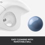 Logitech ERGO M575 Trackball sans fil, Blanc cassé