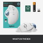 Logitech ERGO M575 Trackball sans fil, Blanc cassé