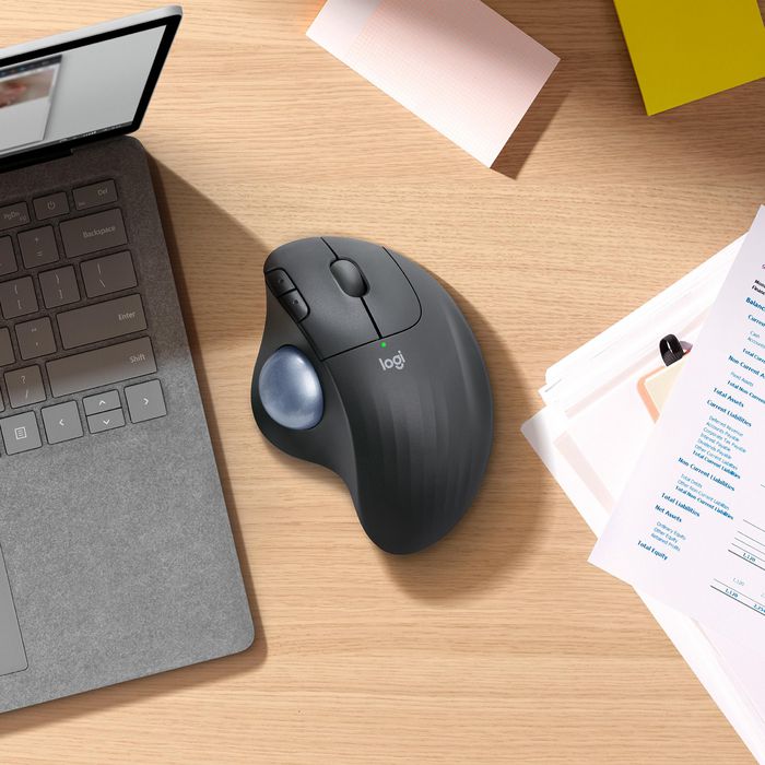 Logitech ERGO M575 Trackball sans fil, Blanc cassé