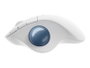 Logitech Souris ergonomique Trackball M575 Bluetooth sans fil blanc