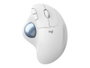 Logitech Souris ergonomique Trackball M575 Bluetooth sans fil blanc