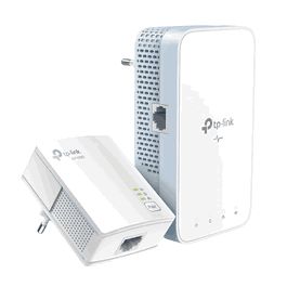 TP-LINK Kit Powerline TL-WPA7517 - Adaptateur CPL WiFi avec Prise Intégrée - 2 Prises - Blanc