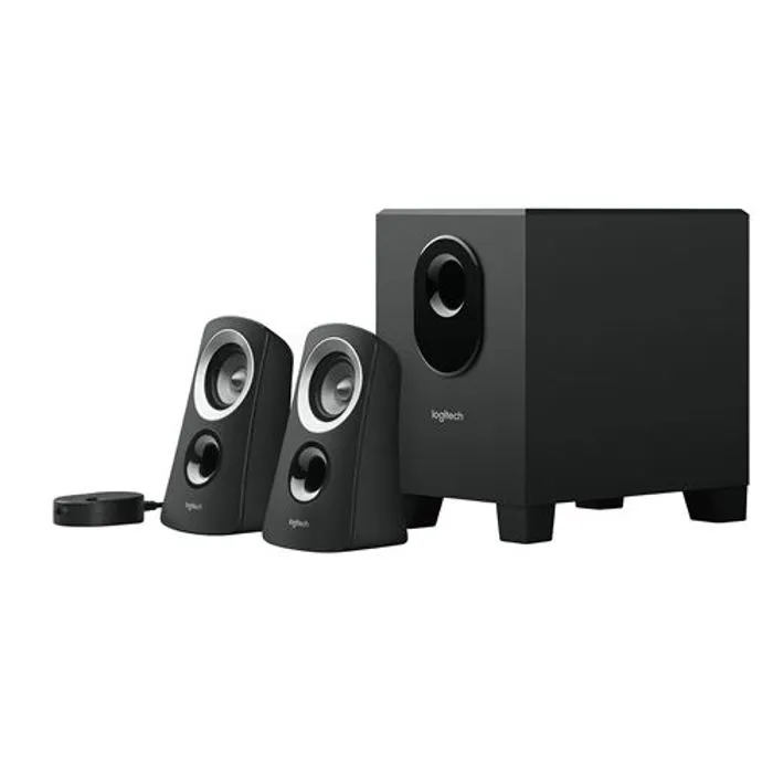 Logitech Z313 - Système de Haut-parleurs PC avec Subwoofer, Filaire, Boîtier de Commande, Noir - Pour Musique et Divertissement Logitech Z313 - Système de Haut-parleurs PC avec Subwoofer, Filaire, Boîtier de Commande, Noir - Pour Musique et Divertissement