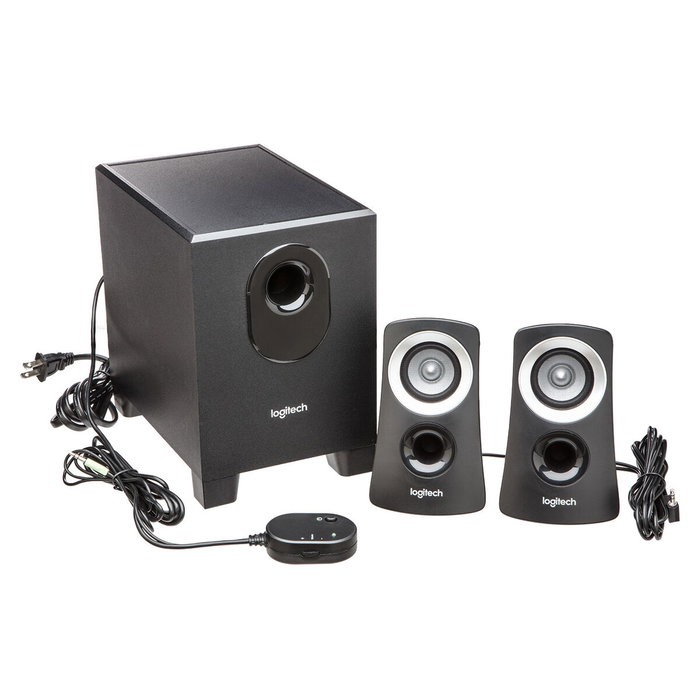 Logitech Speaker System Z313 - Enceintes 2.1 Filaire Noir