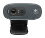 Logitech - Caméra web HD 720p, 3 MP, avec microphone intégré à réduction de bruit et connexion USB 2.0, pour appels vidéo Skype, Hangouts