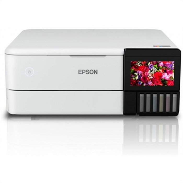Epson EcoTank ET-8500 Imprimante Multifonction Jet d'Encre Couleur Blanche