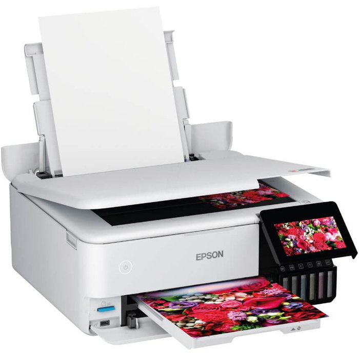 Epson Ecotank ET-8500 - Imprimante Multifonction 3-en-1 Jet d'Encre Couleur - Impression jusqu'à 32 ppm - Formats A4, A5, B5