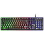 Clavier et Souris Gaming Mars Gaming MCPXBES Noir Espagnol Qwerty