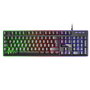 Clavier et Souris Gaming Mars Gaming MCPXBES Noir Espagnol Qwerty