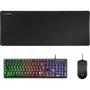 Mars Gaming MCPXBES Kit Clavier + Souris H-Mech RGB Noir Combo 3-en-1 Clavier Espagnol USB