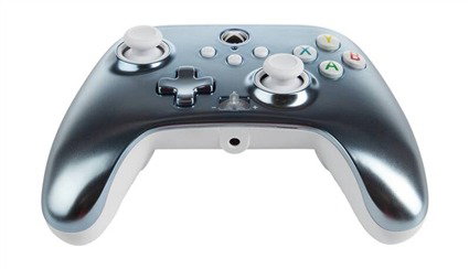 PowerA Manette avec câble améliorée pour Xbox Series X/S - Xbox One - Windows 10/11 - Métallique Ice - Réf. 1516986-02