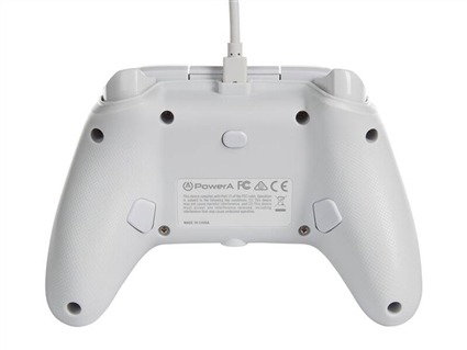PowerA Manette avec câble améliorée pour Xbox Series X/S - Xbox One - Windows 10/11 - Métallique Ice - Réf. 1516986-02