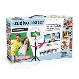 Canal Toys Studio Creator Inf001, Kit Création Vidéo Professionnel avec Fond Vert, Décorations et Accessoires pour Enfants dès 8 Ans