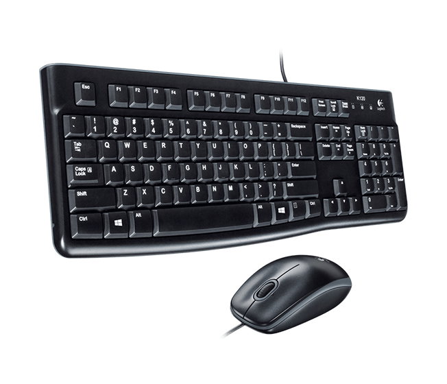 Logitech MK120 Combo Clavier + Souris USB 2.0 Italien QWERTY