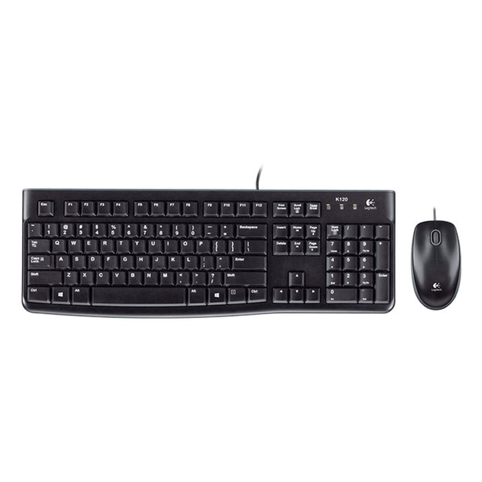 clavier et souris Logitech 920-002543 Noir Italien QWERTY
