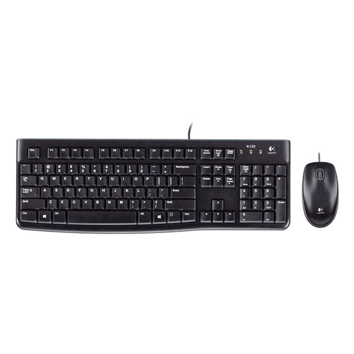clavier et souris Logitech 920-002543 Noir Italien QWERTY