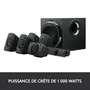 Logitech Z906 (980-000468) Système de haut-parleurs 5.1 surround, 500 watts RMS, connectivité Dolby Digital et DTS, Noir