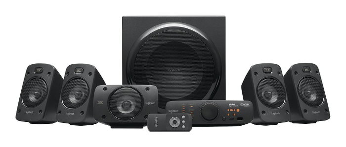 Logitech Z906 Système de haut-parleurs Surround 5.1 Noir Logitech Z906 Système de haut-parleurs Surround 5.1 Noir