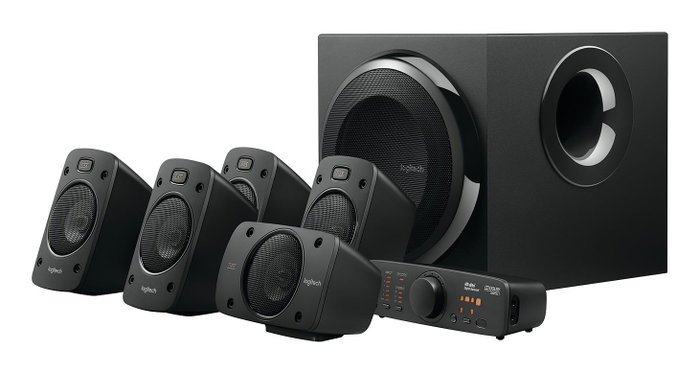 Logitech Z906 Système de haut-parleurs Surround 5.1 Noir Logitech Z906 Système de haut-parleurs Surround 5.1 Noir