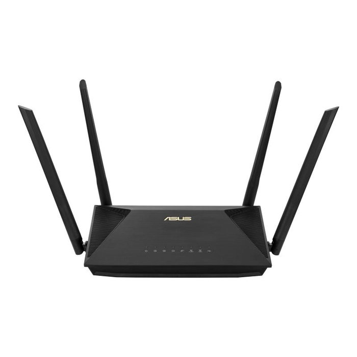 ASUS RT-AX53U Routeur WiFi 6 AX1800 Gigabit Dual-Band avec AiProtection Pro, référence 90IG06P0-MO3510