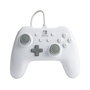 PowerA Mando con cable 1517033-01 pour Nintendo Switch - Manette filaire officielle blanche mate avec cable USB amovible (non compatible Switch Lite)