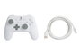 PowerA Mando con cable 1517033-01 pour Nintendo Switch - Manette filaire officielle blanche mate avec cable USB amovible (non compatible Switch Lite)