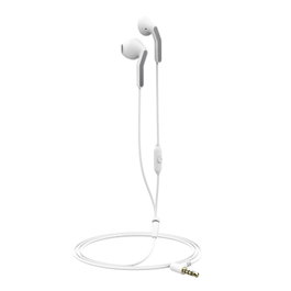 Muvit Écouteurs Filaires MEU Blanc Jack 3.5 mm Casque Stéréo avec Micro