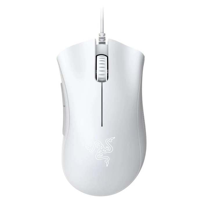 Razer Souris Gaming DeathAdder Essential RZ01-03850200-R3M1 Blanc - Capteur Optique 6400 DPI, 5 Boutons, Design Ergonomique