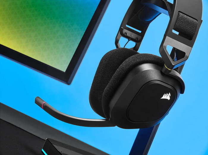 Corsair HS80 RGB Casque Gaming Sans Fil Carbone