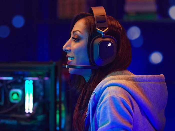 Corsair HS80 RGB Casque Gaming Sans Fil Carbone