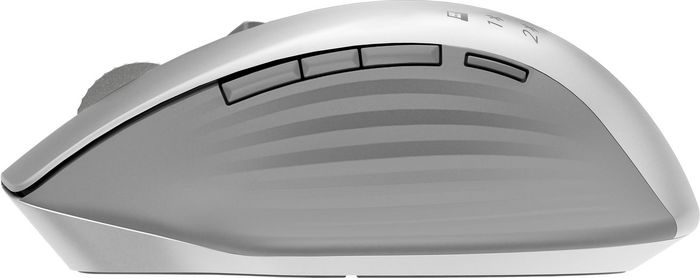 HP Souris sans fil Creator 930 Silver - Ergonomique pour la création, avec boutons personnalisables, molette, silencieuse, USB-C rechargeable, capteur Track-on-glass