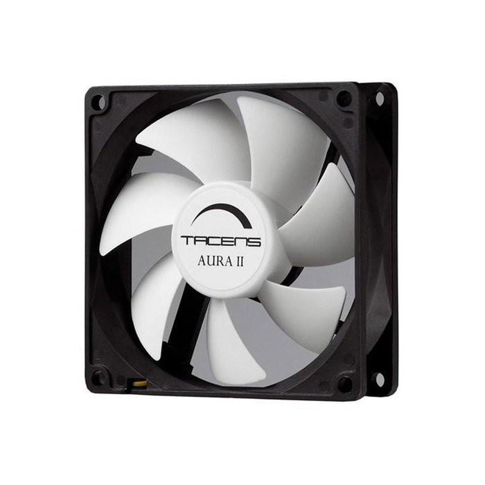 Tacens Aura II Ventilateur Boîtier 90 mm Silencieux Roulement Fluxus II Antipoussière Noir Tacens Aura II Ventilateur Boîtier 90 mm Silencieux Roulement Fluxus II Antipoussière Noir