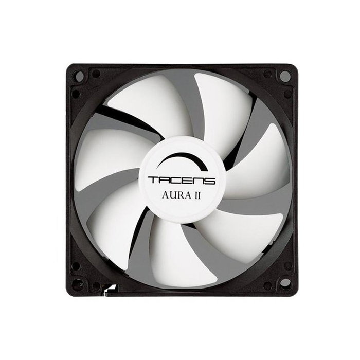 Tacens Aura II Ventilateur Boîtier 90 mm Silencieux Roulement Fluxus II Antipoussière Noir Tacens Aura II Ventilateur Boîtier 90 mm Silencieux Roulement Fluxus II Antipoussière Noir