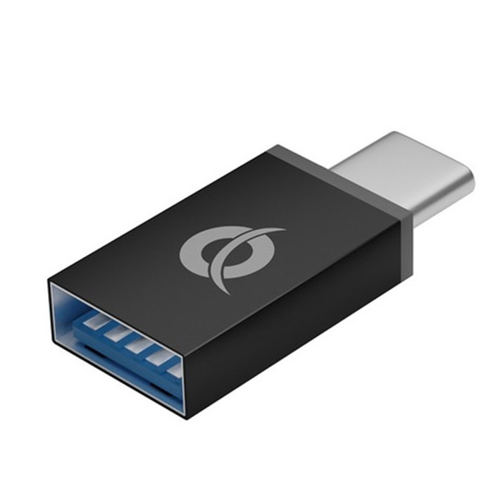 Conceptronic Hubbies06B Hub USB 3.0 4 ports Aluminium avec Adaptateur USB-C Noir Conceptronic Hubbies06B Hub USB 3.0 4 ports Aluminium avec Adaptateur USB-C Noir