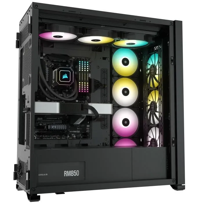 Corsair CC-9011218-WW Boîtier PC 7000D AIRFLOW avec Panneau Latéral en Verre Trempé - Noir Corsair CC-9011218-WW Boîtier PC 7000D AIRFLOW avec Panneau Latéral en Verre Trempé - Noir